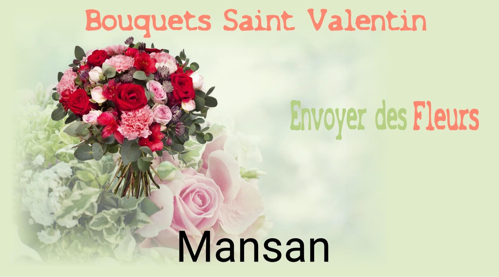 Roses de Saint-Valentin livrées à Mansan